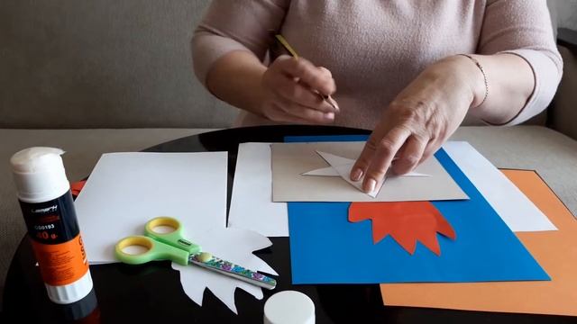 Видеоурок по аппликации для детей подготовительной группы "Вечный огонь" смотреть онлайн