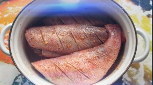 Морской окунь запеченный в духовке
