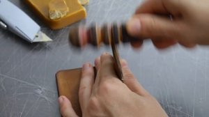 Игольница из кожи. Чехол для игл своими руками