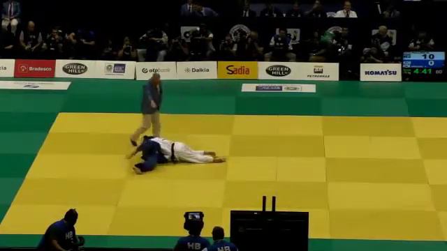 World Judo Championships Rio 2013 -70kg POLLING Kim (NED) - KIM Seongyeon (KOR) смотреть онлайн