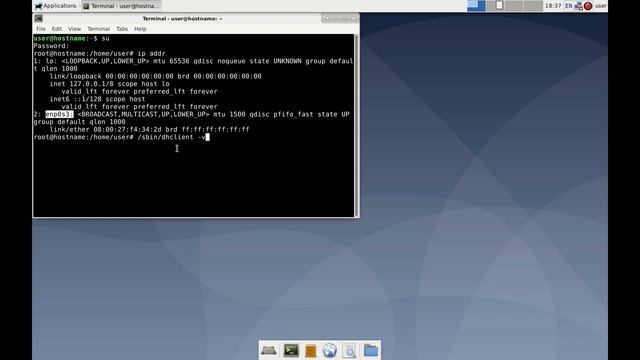 How to request DHCP from terminal in Debian 10 "Buster" [OS-TLDR] смотреть онлайн