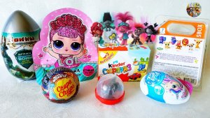 КИНДЕР Сюрприз Сборка, LOL, Единороги, ВОИНЫ фэнтези, ТРОЛЛИ мировой тур