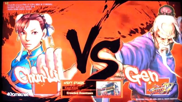 STREET FIGHTER IV BENCHMARK 1920X1080 4XAA SLI 2X GTX 570 @850MHz CORE i7-860 @4.0GHz смотреть онлайн