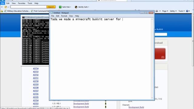 Minecraft, multiplayer, magic Ep 1: How to make a minecraft bukkit server for 1.5.1 смотреть онлайн