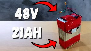Бюджетная батарея 48В из ячеек акб Nissan leaf