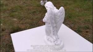 Скульптура из литьевого мрамора "Ангел СК 026"