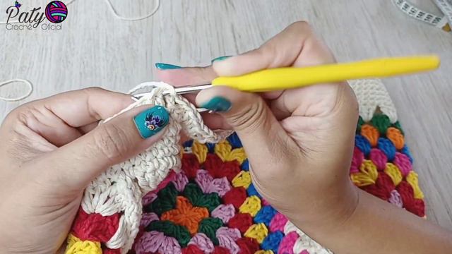 🦋Bolsa em Square 2 em 1 /Bolsa de Crochê Feito com Sobras de Barbante смотреть онлайн