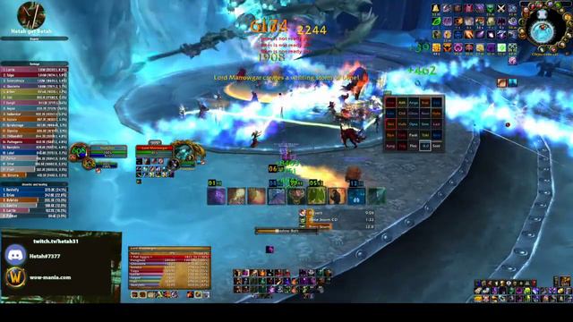 WoW Wotlk 3.3.5a - ICC25H - Demonology Warlock - Lord Marrowgar смотреть онлайн