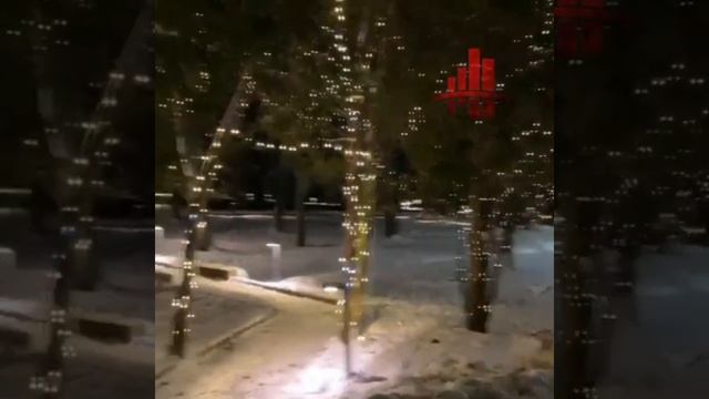 Освещение дома творчества, украшение Туй смотреть онлайн