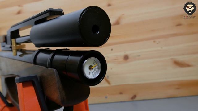 Пневматическая винтовка Дубрава Анчутка Буллпап 5.5 мм V4 (250 мм, Орех) видео обзор 4k смотреть онлайн