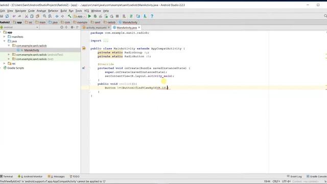 [easy]How to use radio button in android studio. смотреть онлайн