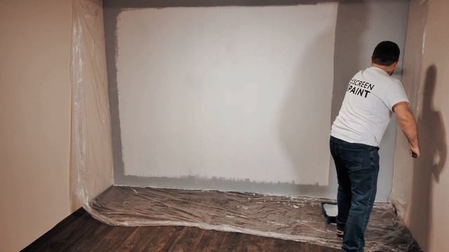 Проекционные краски High Contrast 1/2 от Wall Screen Paint. Огромный экран для проектора на стене! смотреть онлайн