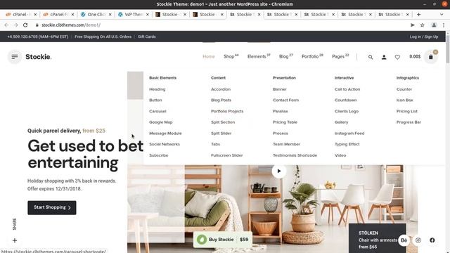 Elegant eCommerce Website | Modern Multi-Purpose WooCommerce Theme | Stockie WordPress Theme смотреть онлайн