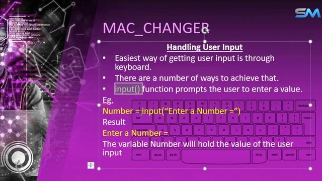 #5 Getting User input || input() || MAC Changer || Python for Hacking || S.M. Security смотреть онлайн