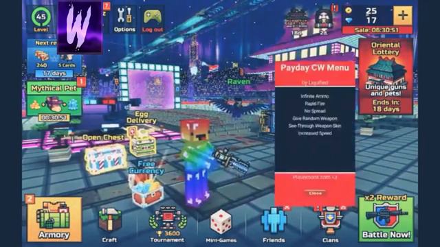 *WORK* New Mod Menu - Pixel Gun 3D | God Mod, Max level, Aimbot...(16.0.0) смотреть онлайн