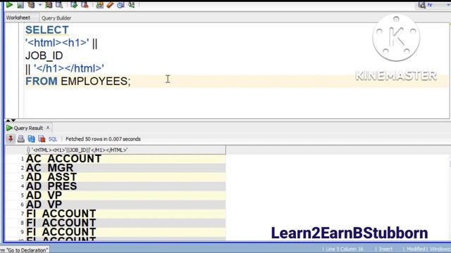 Add HTML in SQL with clear Demo смотреть онлайн