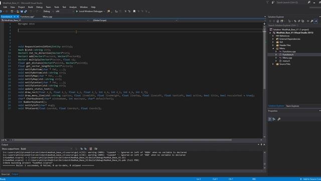 Tutuorial #1 [GTA 5] 1.54 how to make your own Mod Menu programming смотреть онлайн