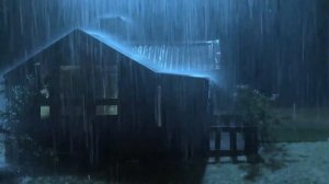 Шум дождя по старой крыше | Звуки дождя и грома для сна.