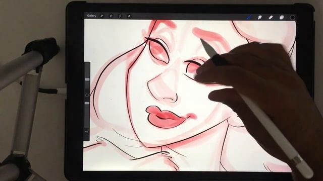 Free Procreate Brush: Disney Ink + Line Art Demo смотреть онлайн
