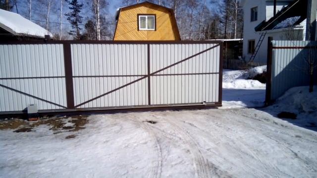 Завершённый проект сдвижных ворот 07.04.2015 смотреть онлайн