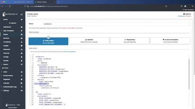 Portainer 101 - How to deploy a stack in Portainer смотреть онлайн
