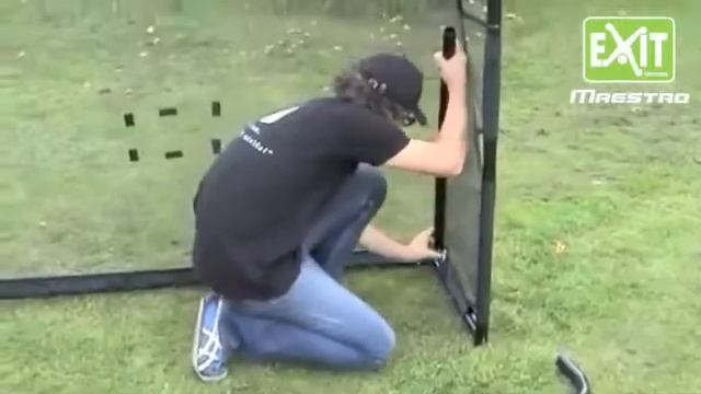 Футбольные ворота "Маэстро" с тренировочным экраном, арт. 80011-exit, Exzit, Игроландия смотреть онлайн