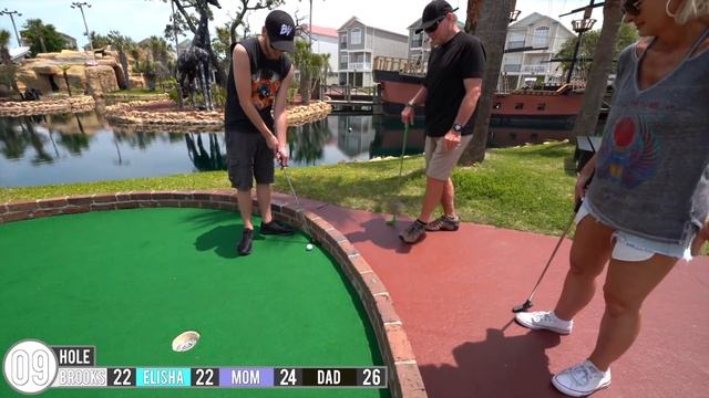 THE UNDERWATER MINI GOLF HOLE! | Brooks Holt смотреть онлайн