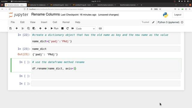 Pandas Python for Bioinformatics- How to Rename Columns in Pandas DataFrames (Beginners Guide) смотреть онлайн