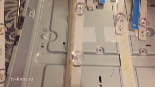 Ремонт подсветки телевизора LG 42LB563V. Замена светодиодных планок.