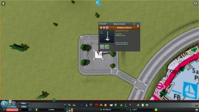 Cities: Skylines Building London #10 ►Nelson's Column and Trafalgar Square◀ Gameplay смотреть онлайн