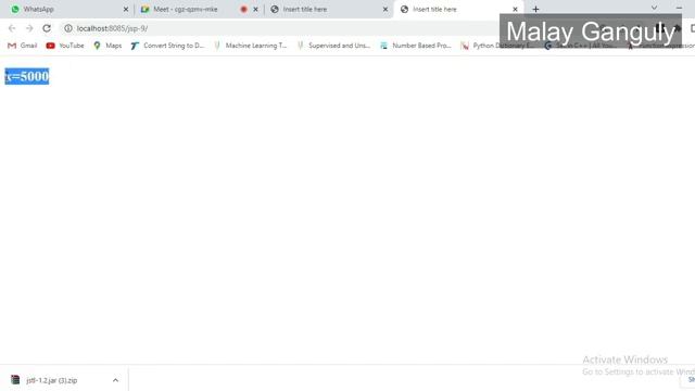 Advanced Java class 14 JSP Expression language, JSTL Core and SQL Tags смотреть онлайн