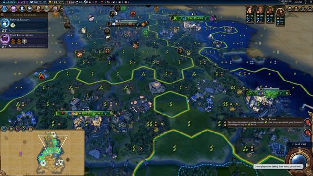 Civilization 6 (Brazil - Prince/Culture) (7) - Incorporation. смотреть онлайн