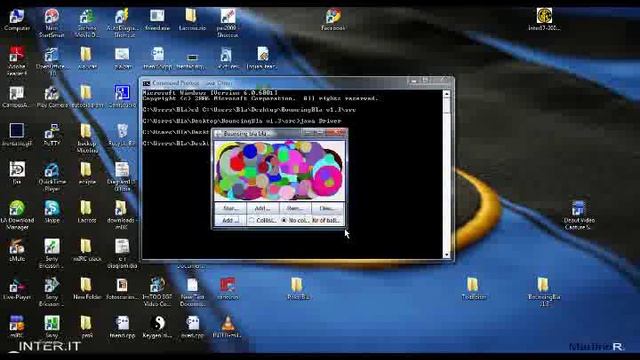Bouncing balls - Java Project смотреть онлайн