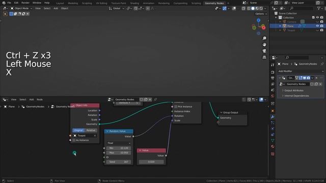 Blender Tutorial - Value and Random Value nodes смотреть онлайн