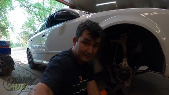 HOW TO INSTALL A WHEEL BEARING ON B6 AUDI S4 смотреть онлайн