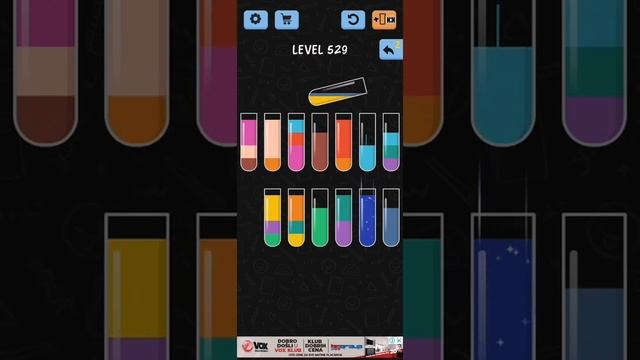 Water Color Sort Level 529 смотреть онлайн