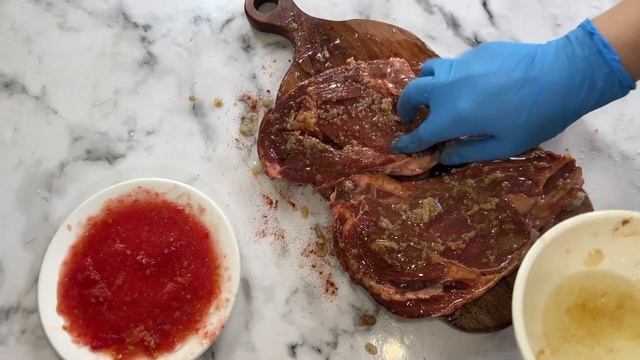 Как приготовить сочный стейк Стейк из говядины Казакша рецепт смотреть онлайн