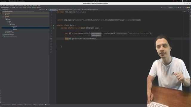 @Component in Spring Annotation Configuration | Dependency Injection | Spring Tutorial |Ch1|E3| смотреть онлайн