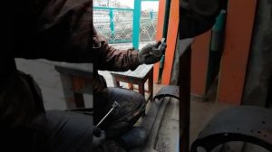 #BPW Наклепка тормозных накладок в домашних условиях