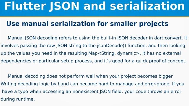 Which JSON Serialization method is right for me? | Flutter Json and Serialization смотреть онлайн