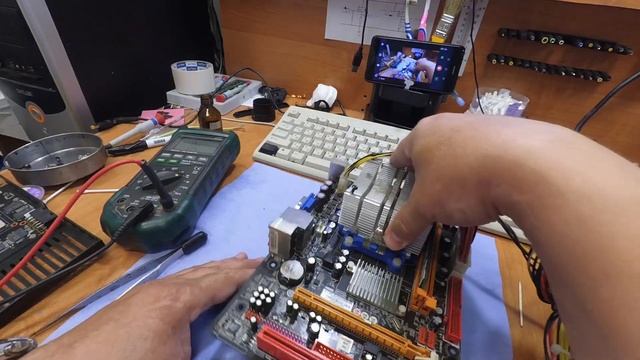 Ремонт видеокарты "gtx 970 palit jetstream 4gb" после горе-мастера. смотреть онлайн