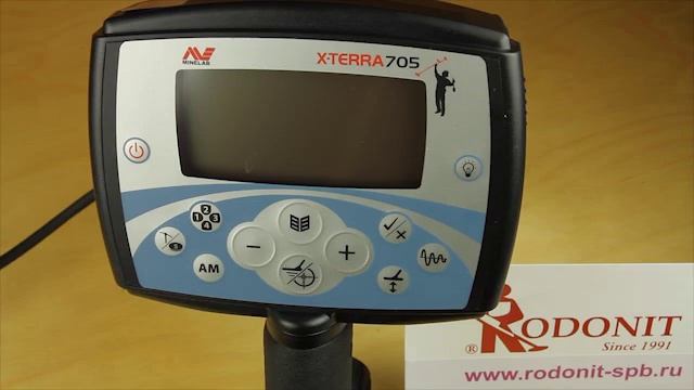 Органы управления металлоискателя Minelab X-Terra 705 смотреть онлайн