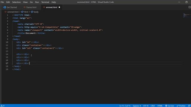 Web Development Tutorial | Faster development speed | Emmet Shortcut смотреть онлайн