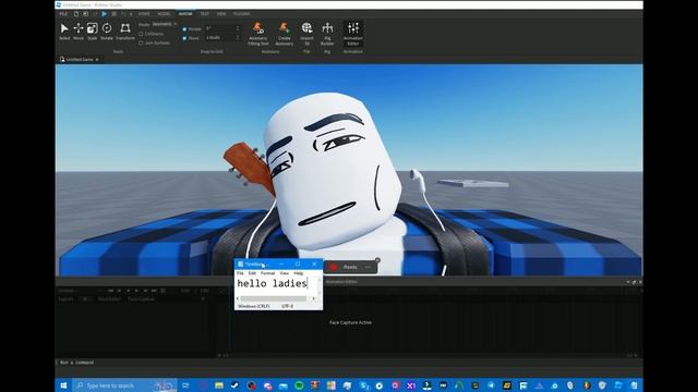 roblox face tracking rizz смотреть онлайн