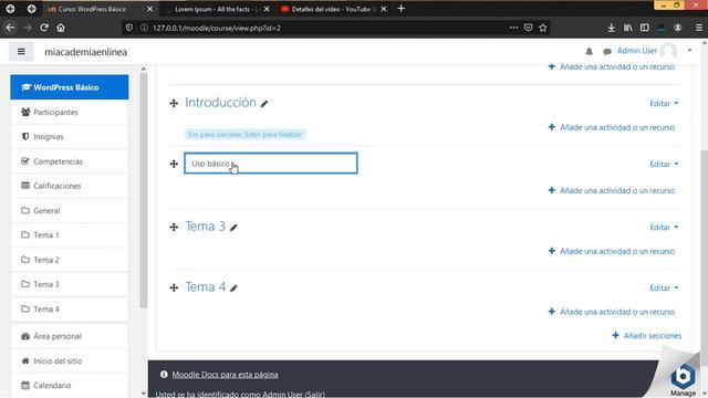 Crear un Aula Virtual de MOODLE en local смотреть онлайн