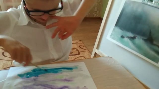 Рисуем море смотреть онлайн