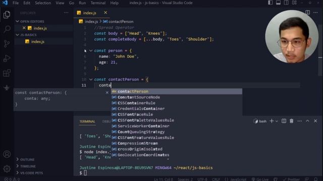 Essential JavaScript For React | #07 - Spread Operator смотреть онлайн