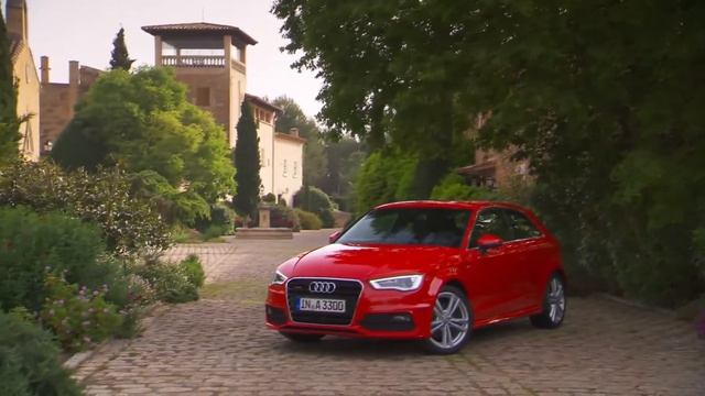 Audi A3 2012 S-line TFSI Quattro в шикарном цвете Misano Red смотреть онлайн