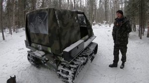 Обзор Самодельный гусеничный Вездеход  CRONOS  Честный отзыв. Ссылка на полное видео  в описании ⬇️