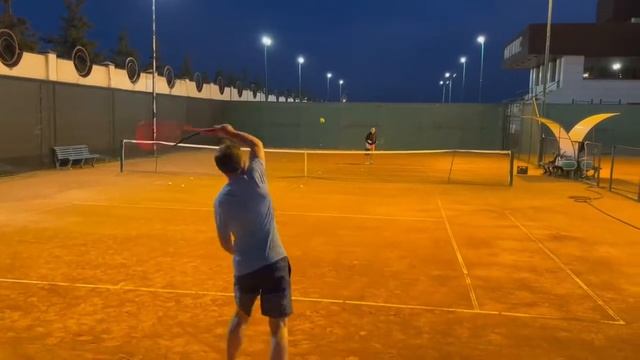 2 Теннис Тренировка 28 06 22 Удар справа кросс Tennis crosscourt forehand смотреть онлайн